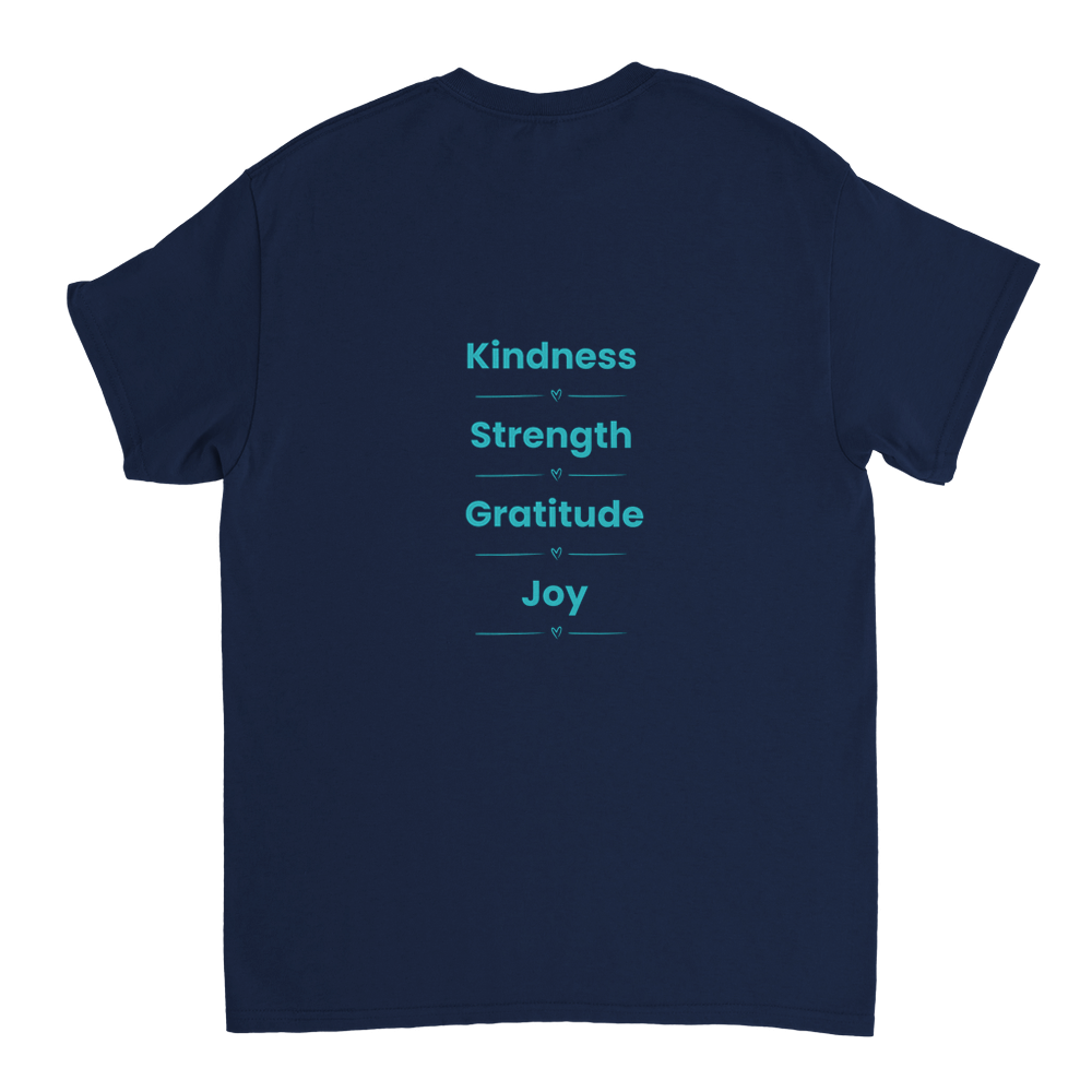 Motivational apparel promoting positivity and kindness