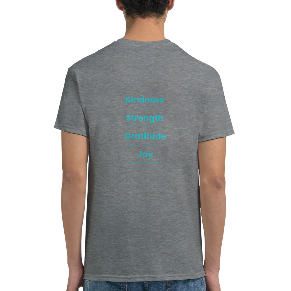 Inspirational positivity tee perfect for spreading good vibes